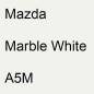 Preview: Mazda, Marble White, A5M.